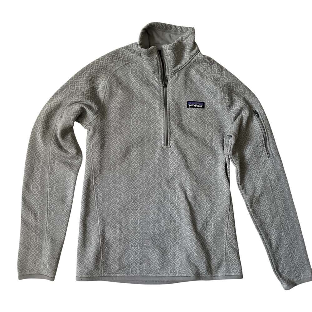 Patagonia Better Sweater Light Gray Fleece Pullover